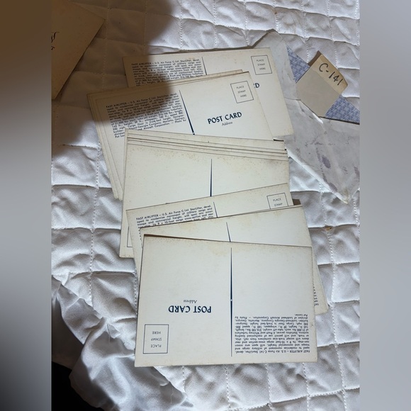 Lockheed C-141 Starlifter, a retired military strategic airlifter postcards - Picture 4 of 6